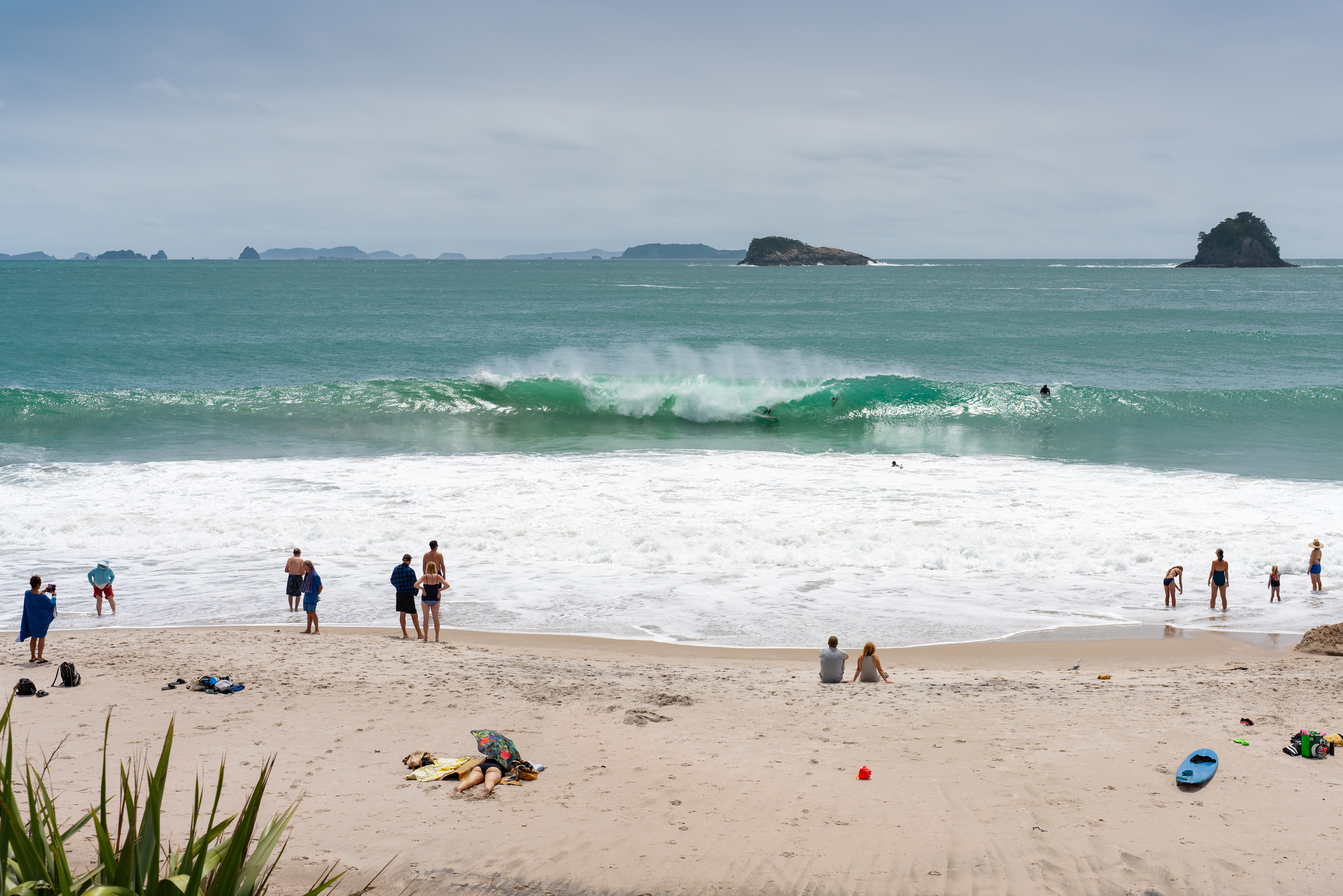 Surfer in the waves